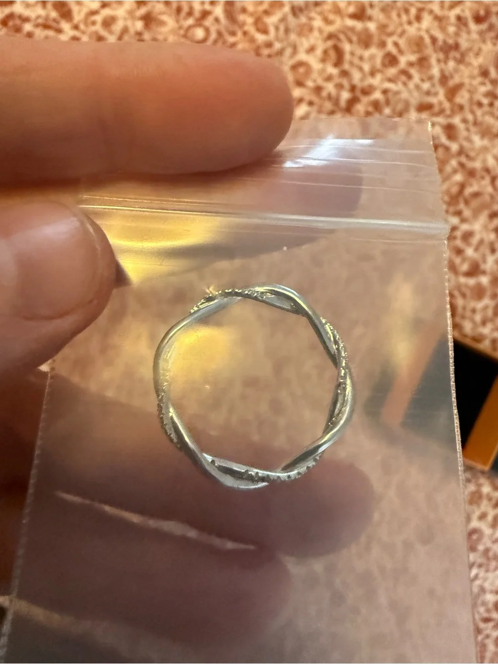 Quince 14K White Gold Diamond Petite Twist Ring